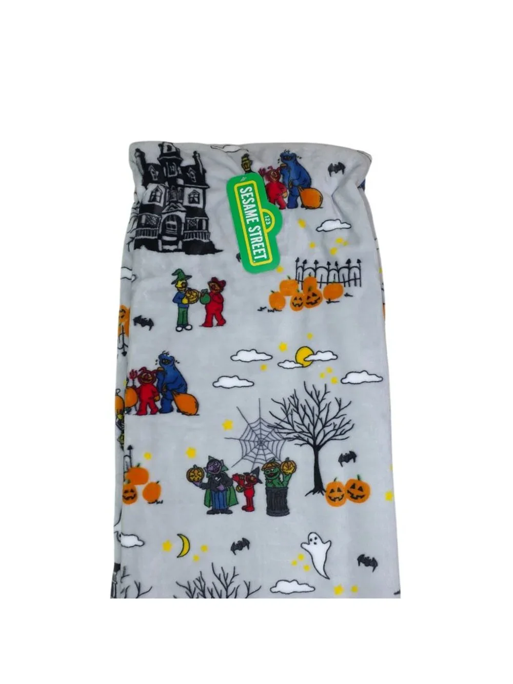 Sesame Street Halloween Decorative Throw Blanket 50